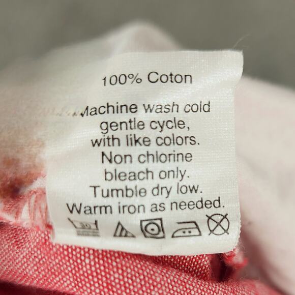 J Crew Gramercy Shorts sz 34 Men Crosshatch Pink Red 8" Preppy Chino Bermudas - Picture 5 of 10